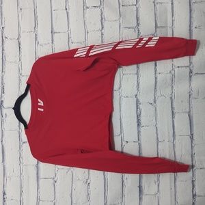 Leah Kirsch Racing Team LPK Crop Top Red T Shirt Juniors or Women's Size Small